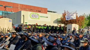 [인터뷰] “서광석열사가 바라는 대로 끝까지 투쟁해서 꼭 이겨서 돌아가겠습니다” - 화물연대 서울경기지역본부 편의점지부 CU지회 윤정욱지회장