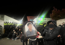 “유족 앞에 무릎 꿇릴 때까지 싸울 것이다” - 진주 CU현장으로 모인 화물노동자의 거대한 분노