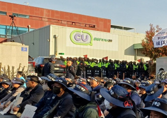 [인터뷰] “서광석열사가 바라는 대로 끝까지 투쟁해서 꼭 이겨서 돌아가겠습니다” - 화물연대 서울경기지역본부 편의점지부 CU지회 윤정욱지회장