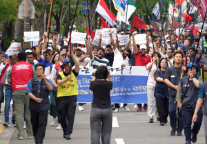 7월 5일 전국이주노동자 공동행동대회: 이주노동자들이 노동조합 가입을 선언하다